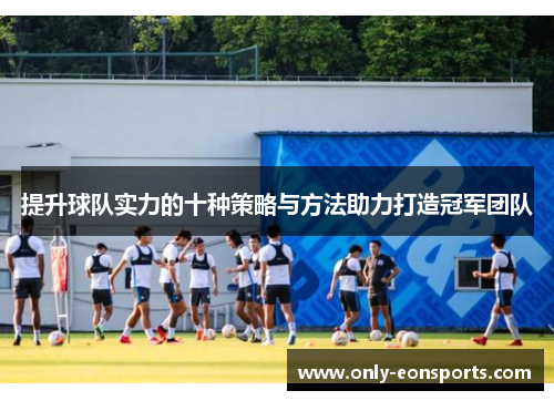 提升球队实力的十种策略与方法助力打造冠军团队