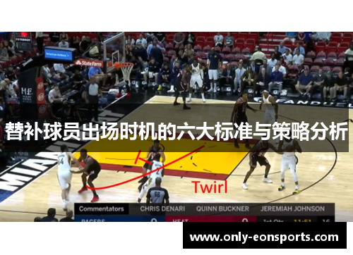 替补球员出场时机的六大标准与策略分析